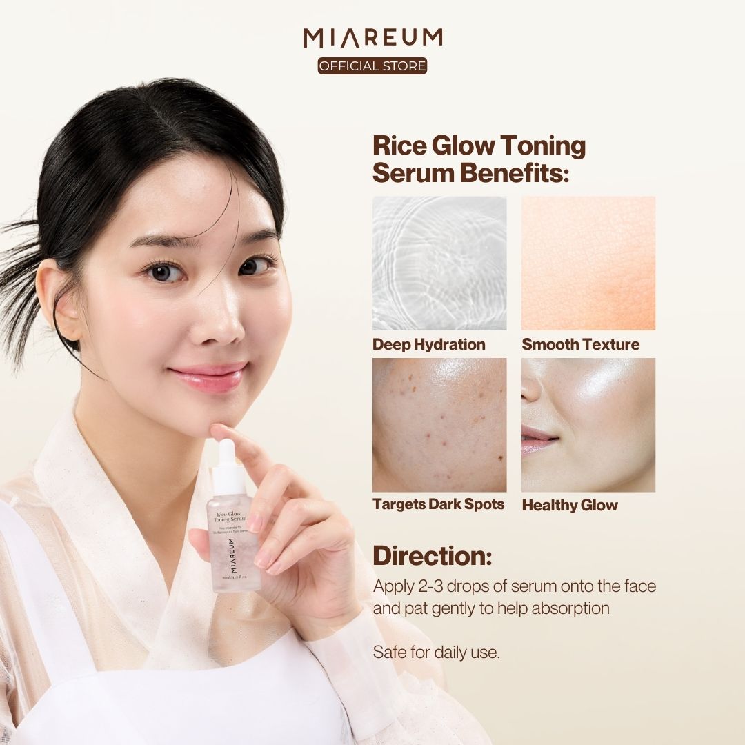 Rice Glow Toning Serum - Gambar 2